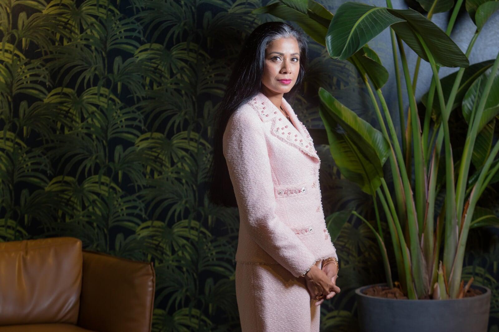 corporate portrait on location